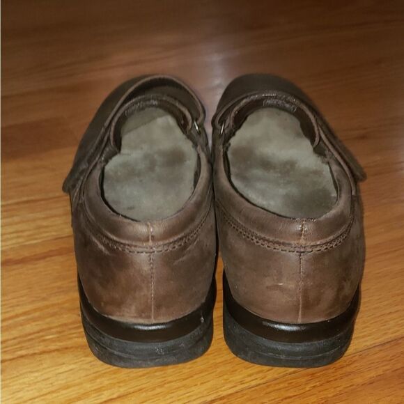 Teva Vermont Brown Leather Clogs - Picture 4 of 8